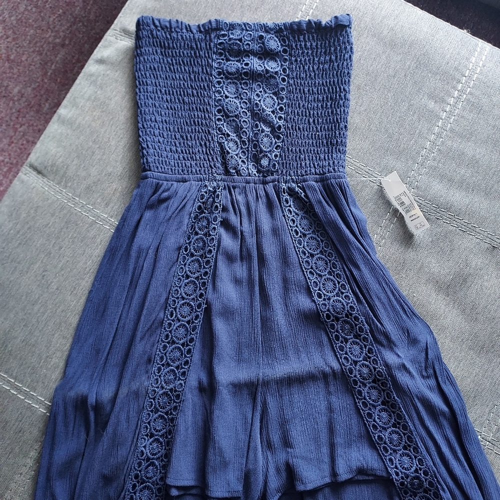 NWT Smock Top Romper Dress